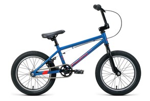 Велосипед FORWARD Zigzag 16 16" рост OS 2019-2020 синий/оранжевый