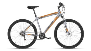 Велосипед Black One Onix 26 D 20" серый/оранжевый