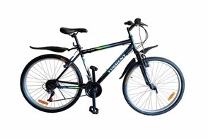 Велосипед Torrent City Cruiser 26" матовый черный/голубой
