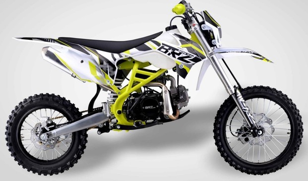 Мотоцикл BRZ X4 белый/зеленый