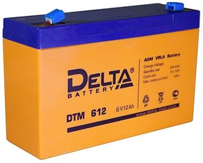 АКБ Delta DTM 612
