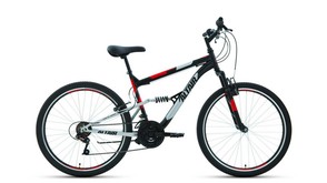 Велосипед FORWARD Altair MTB FS 26 2.0 disk 26" рост 18" черный/красный