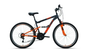 Велосипед FORWARD Altair MTB FS 26 2.0 disk 26" рост 18" серый/оранжевый
