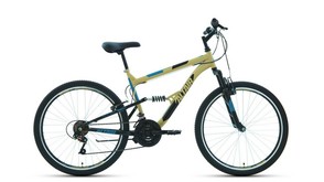 Велосипед FORWARD Altair MTB FS 26 2.0 disk 26" рост 18" бежевый/черный