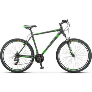 Велосипед STELS 27.5" Navigator-700 MD 17.5" черный/зеленый