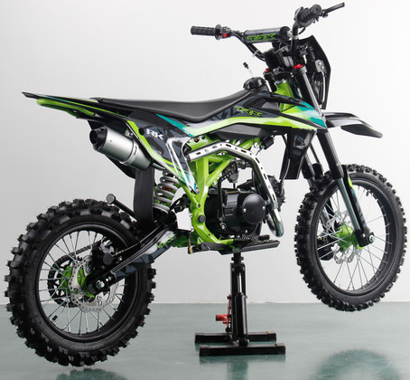 Мотоцикл RACER RX125E Pitbike зеленый