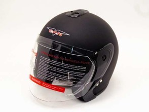 Мотошлем открытый V-CAN MAX 617 черный/FLAT L