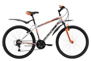 Велосипед Black One Onix 26 20" серебро/оранжевый