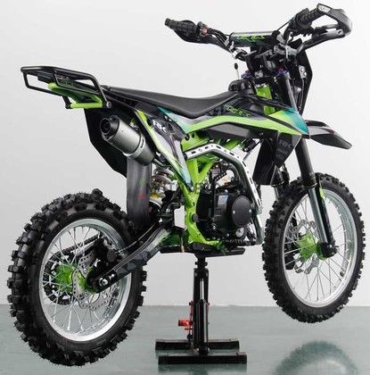 Мотоцикл RACER TRX140E Pitbike зеленый
