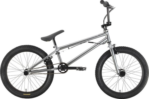 Велосипед Stark'22 Madness BMX 1 серый/серебро
