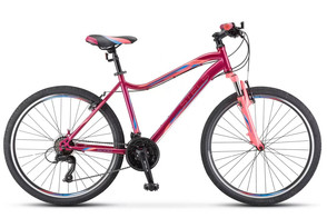 Велосипед STELS 26" Miss 5000V 18" вишневый/розовый