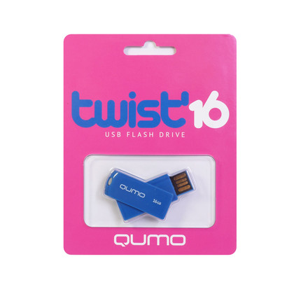 Видеорегистратор Digma FreeDrive 119 + Флеш диск 16Gb Qumo Twist Cobalt