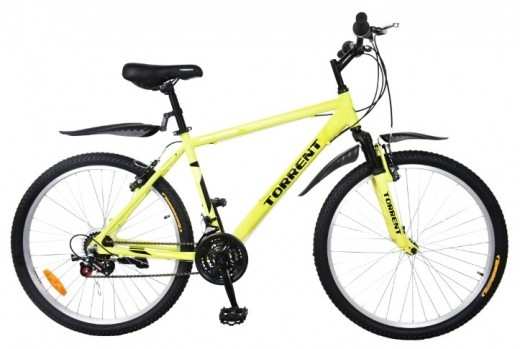 Велосипед Torrent City Cruiser 26" желтый/зеленый